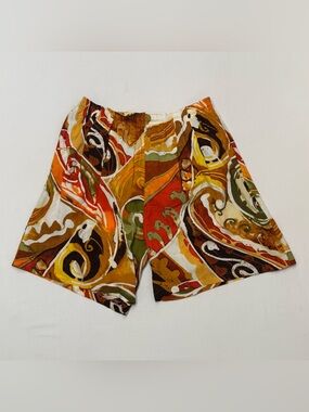 Jam's World Men's Edition Casual Board Shorts Abstract Art 100% Rayon Size Large